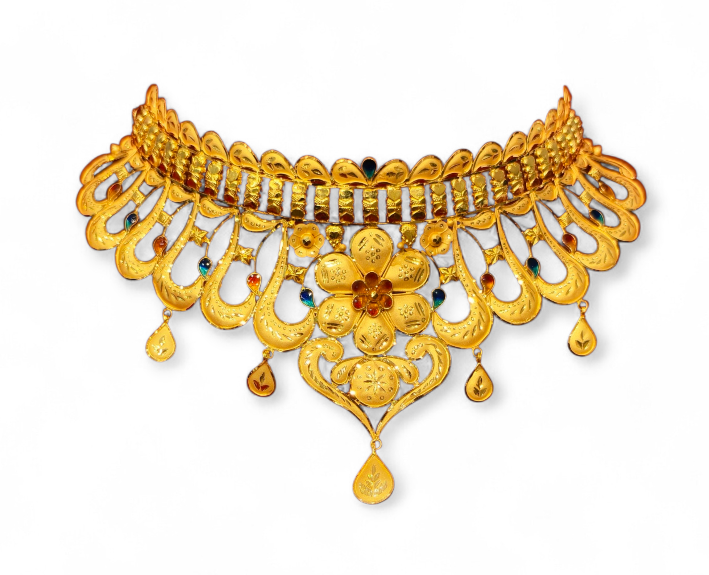 GOLD CROWN CHOKER