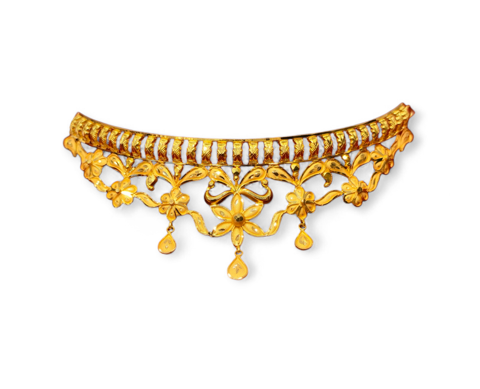 GOLD CROWN CHOKER
