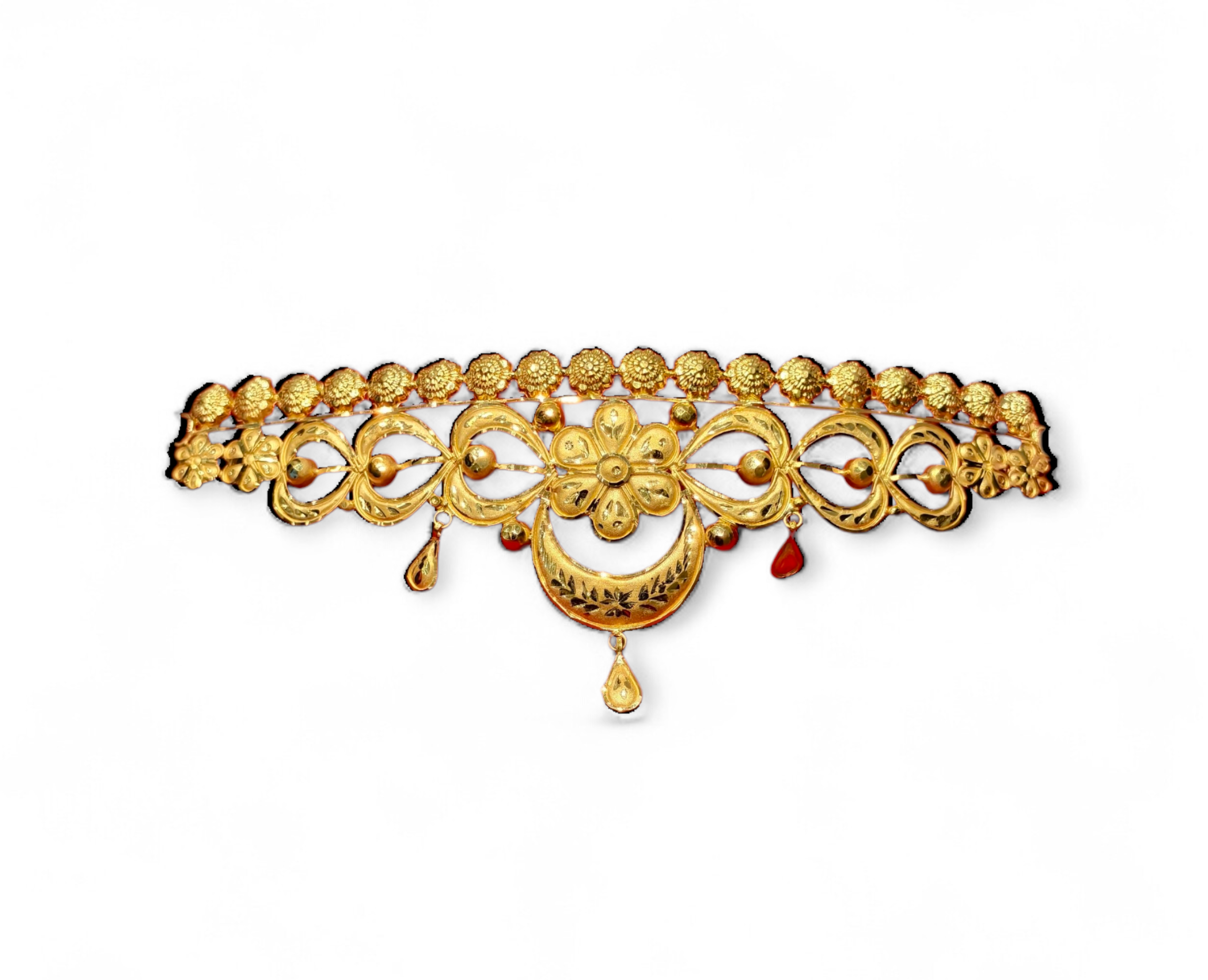 GOLD CROWN CHOKER