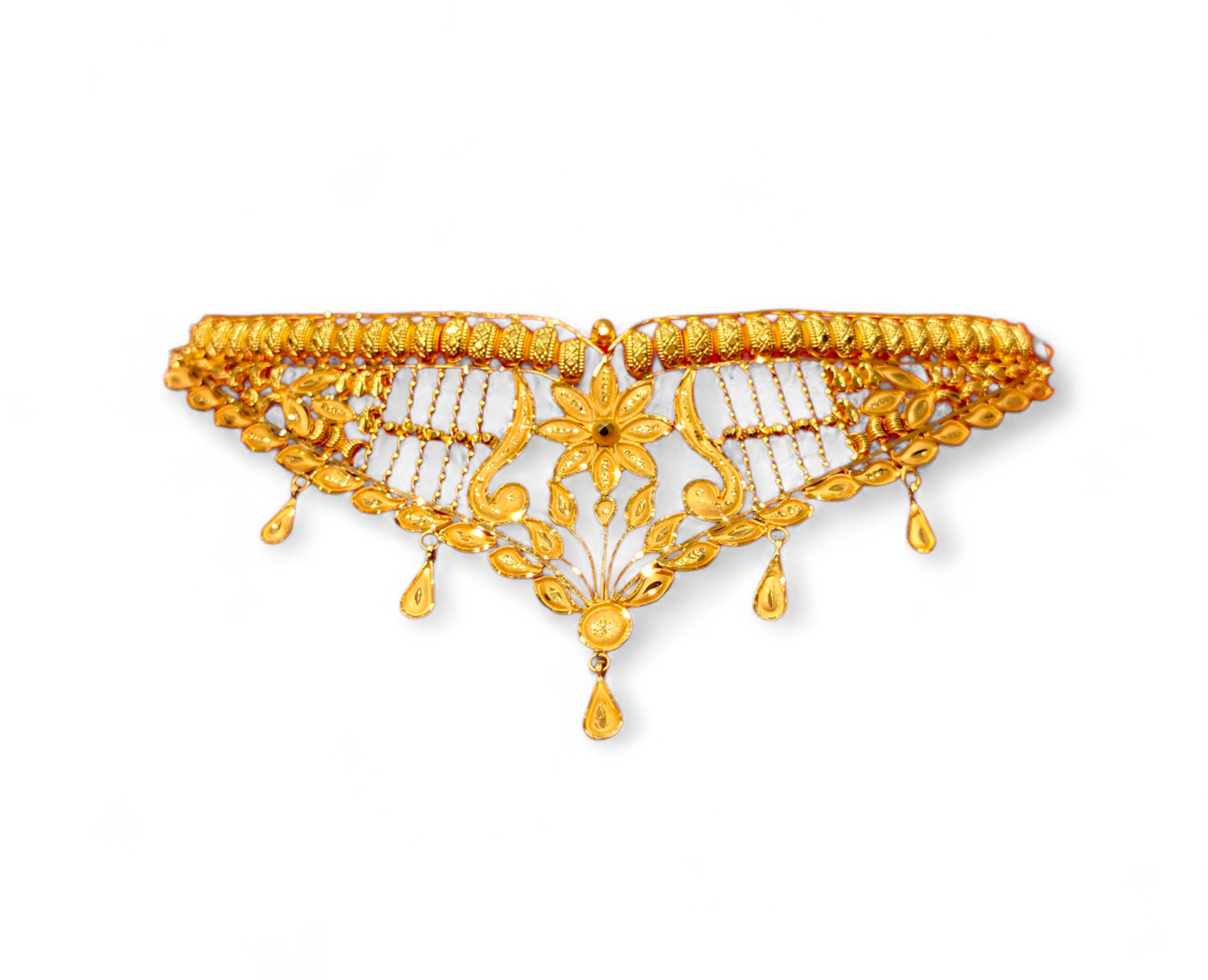 GOLD CROWN CHOKER