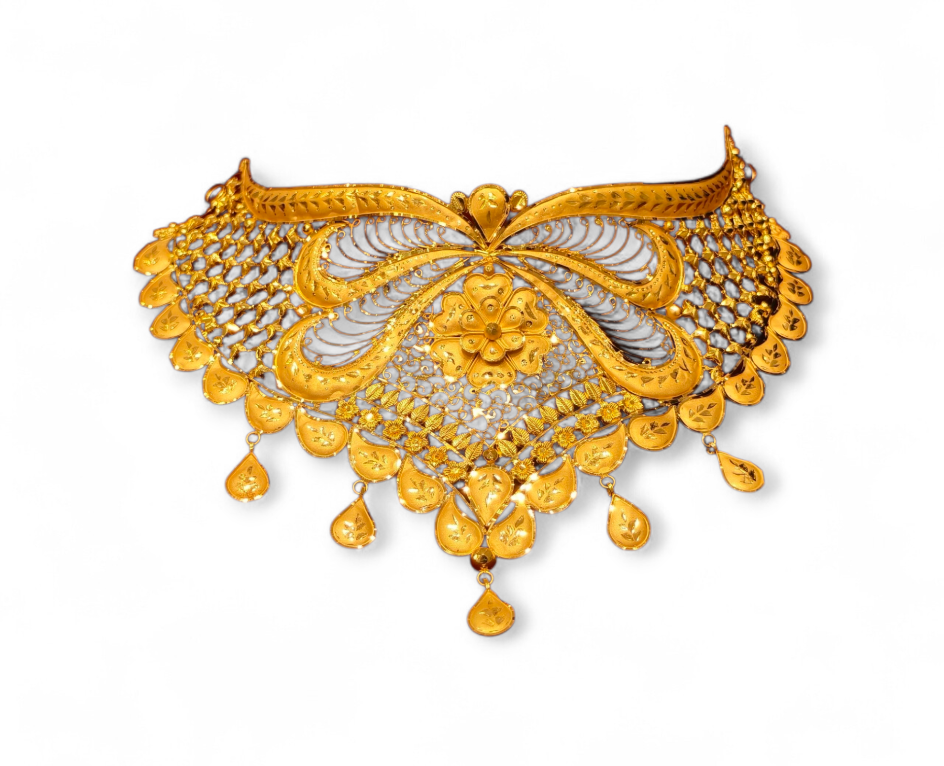 GOLD CROWN CHOKER