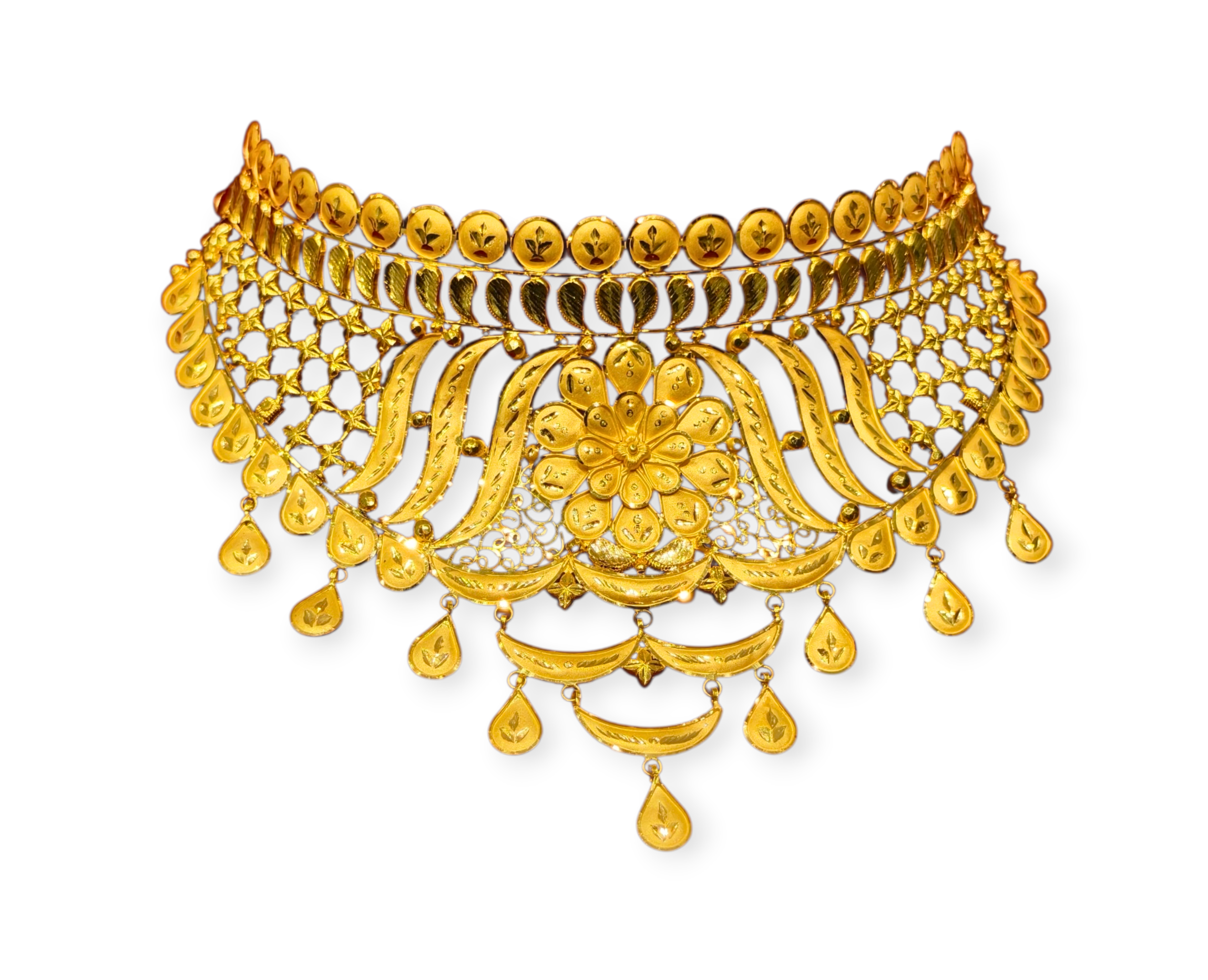 GOLD CROWN CHOKER
