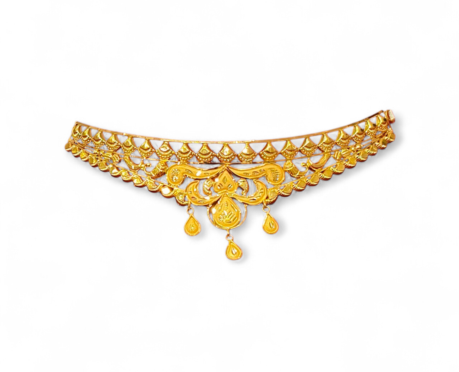 GOLD CROWN CHOKER